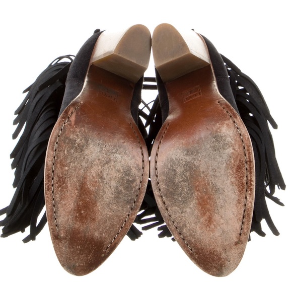 Frye suede fringe tassel western booties - Picture 5 of 5